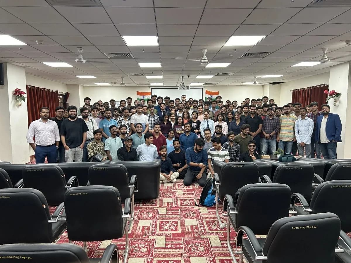 Attendees gathered at the Gen AI Awadh Summit 2024